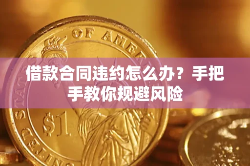武汉借款合同违约怎么办？手把手教你规避风险