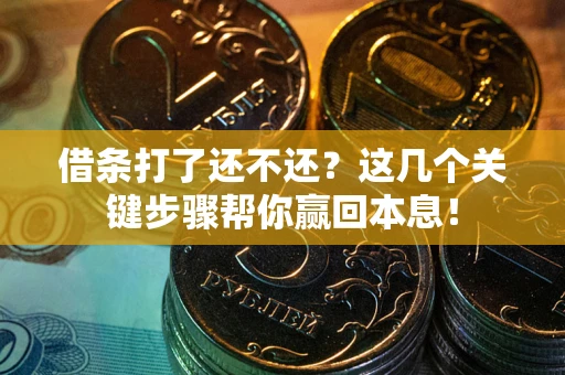 武汉借条打了还不还？这几个关键步骤帮你赢回本息！