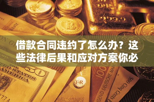 武汉借款合同违约了怎么办？这些法律后果和应对方案你必须知道