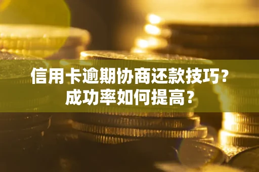 武汉信用卡逾期协商还款技巧？成功率如何提高？