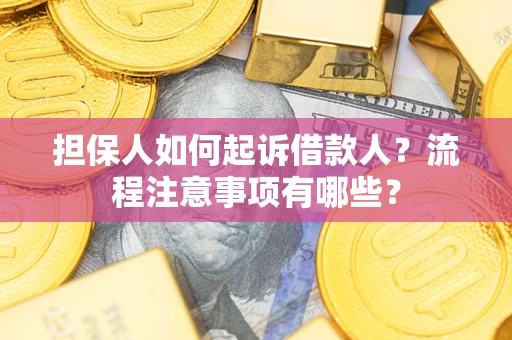 武汉担保人如何起诉借款人？流程注意事项有哪些？